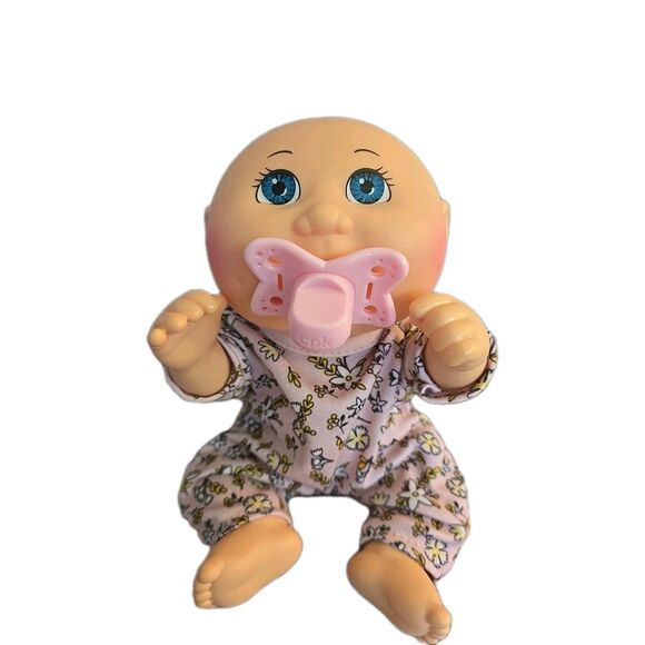 2018 OAA CPK CABBAGE PATCH BABY GIRL Doll  8" Arm  Legs Move  Blue Eyes Pacifier - Picture 1 of 7
